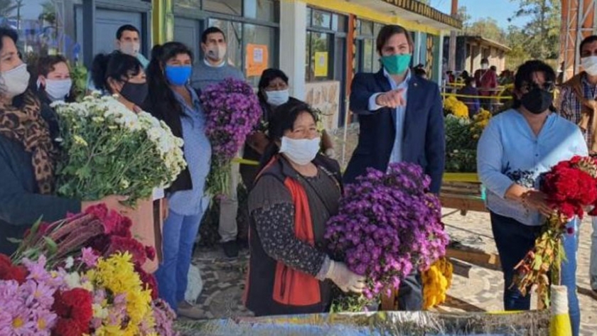 Nuevo "Punto Seguro de Comercialización de Flores de Producción Jujeña" en Pampa Blanca