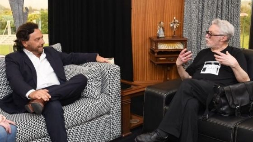 El gobernador Sáenz recibió a Jean Michel Bouvier