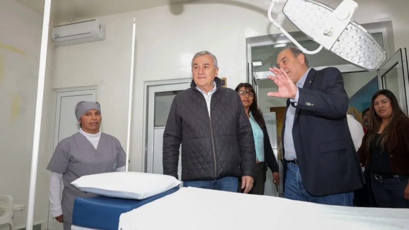 Morales inauguró la sala de tomografía del hospital de Humahuaca