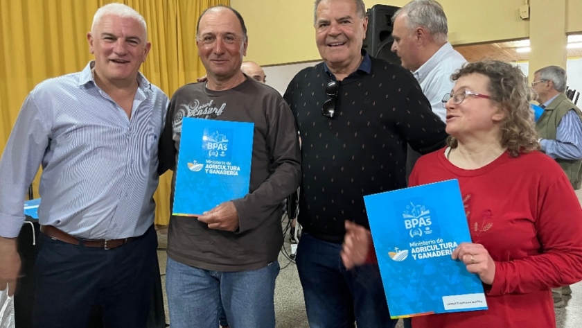 Busso entregó aportes a 186 productores rurales del sur provincial