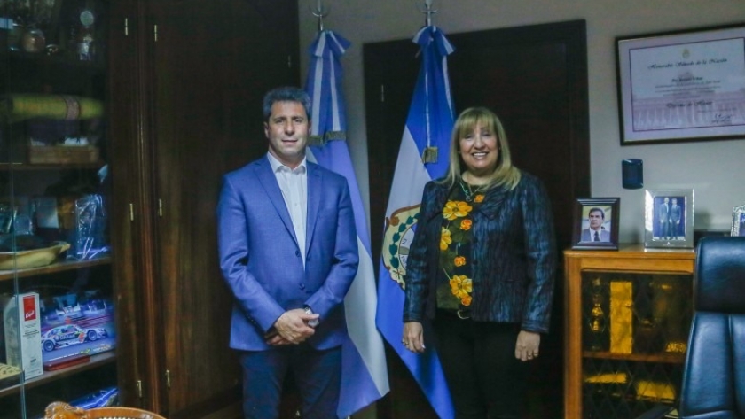 El gobernador recibió a la Delegada en San Juan de la Dirección Nacional de Migraciones