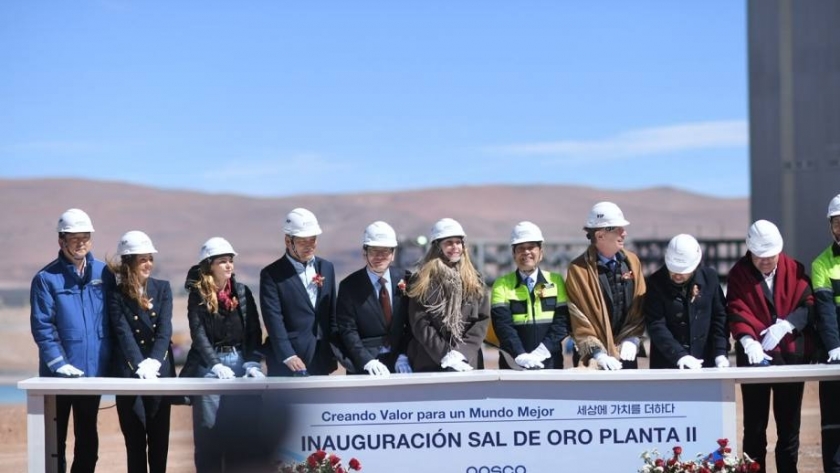 Inauguran la Planta II de Sal de Oro para impulsar el litio