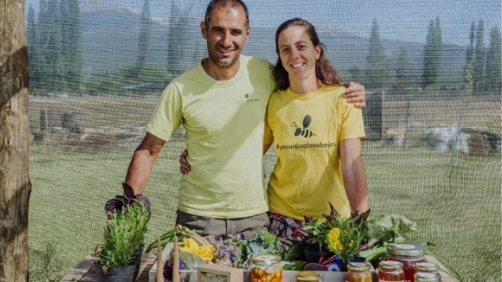 De la ciudad a la chacra: produce miel y recibe turistas
