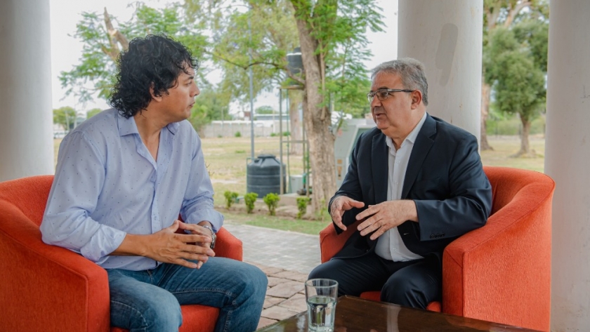 Raúl recibió al intendente electo de Santa Rosa