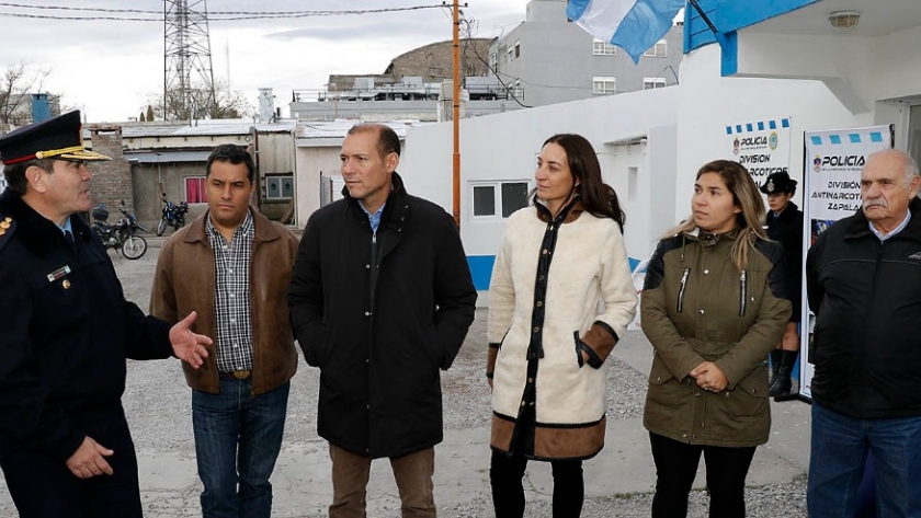 Inauguraron la ampliación de la división Antinarcóticos y obras en la U31 de Zapala