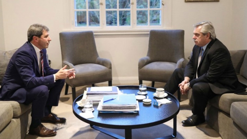 Alberto Fernández se reunió con Sergio Uñac