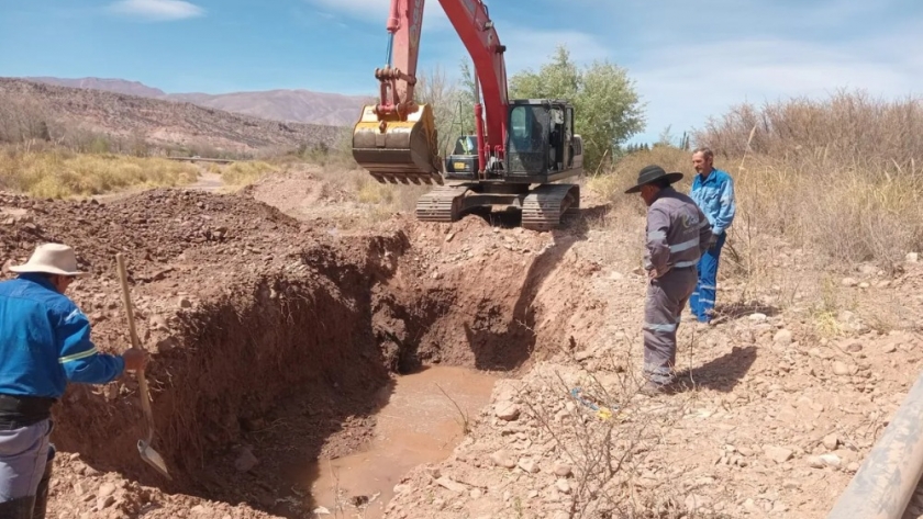 Agua Potable de Jujuy avanza con grandes obras de acueductos para el Departamento de Humahuaca