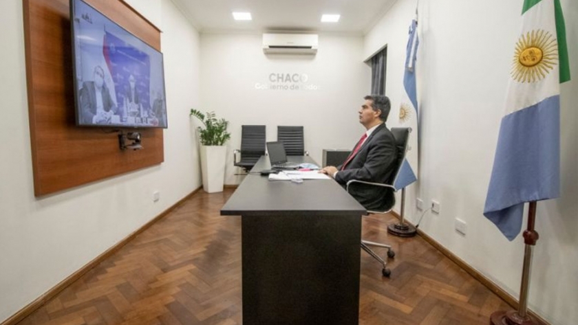 Capitanich junto a Felipe Solá y gobernadores del NEA encabezaron la apertura de comités de integración con Paraguay
