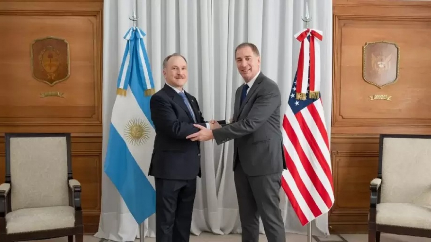 Casa Rosada: Santilli y el embajador Lamelas avanzan en un acuerdo comercial clave entre Argentina y Estados Unidos