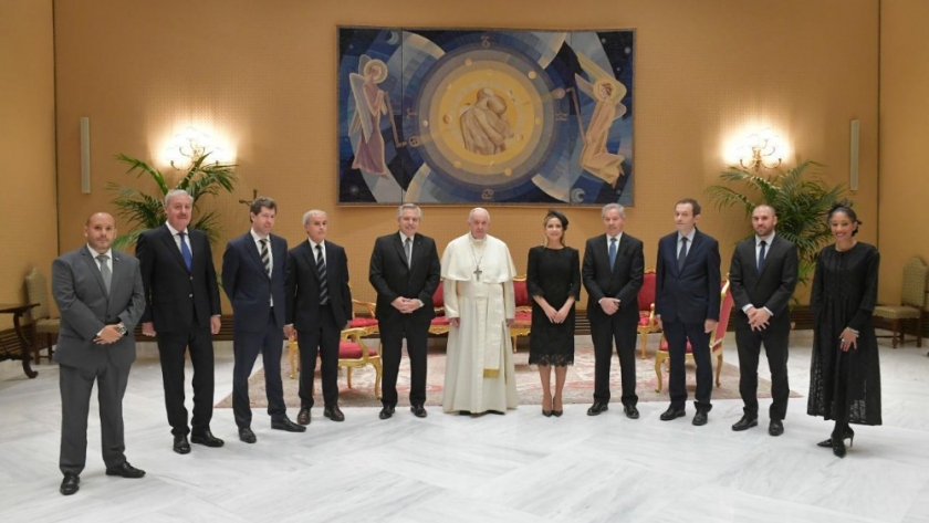 El Presidente fue recibido por el Papa Francisco en el Vaticano