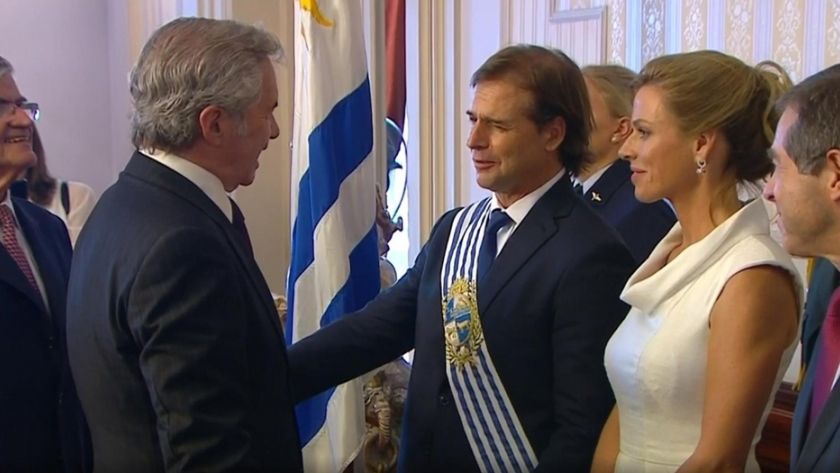Uruguay: presencia argentina en los actos de Transmisión de Mando presidencial 2020