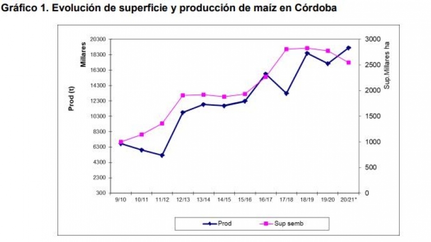Resultados económicos esperados en el cultivo de maíz Campaña 2021/22