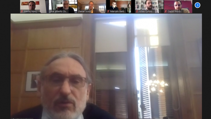Hinojosa, Basterra, Scioli y autoridades vitivinícolas analizaron la actualidad de las bodegas de Argentina