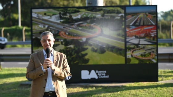 Jorge Macri anunció un nuevo túnel y un puente peatonal en forma de anillo para mejorar la conectividad con Aeroparque