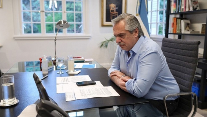 El presidente Alberto Fernández mantuvo una comunicación con su par italiano, Giuseppe Conte