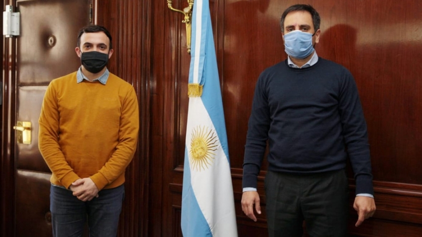 Cabandié conversó con el diputado Grosso sobre la agenda ambiental
