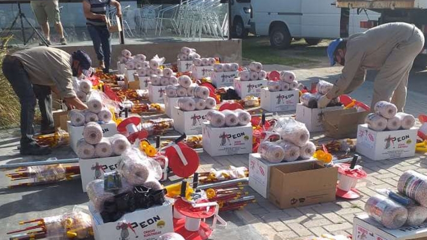 La Cumbre: aportes y equipamiento para 37 productores afectados por incendios