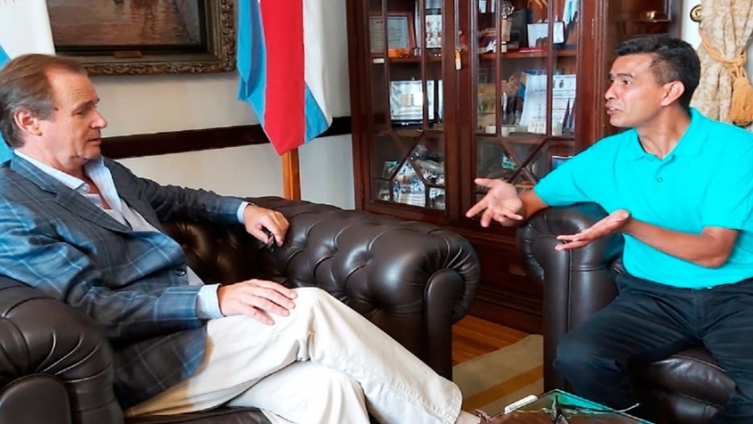 El gobernador se interiorizó sobre las obras prioritarias para Ubajay
