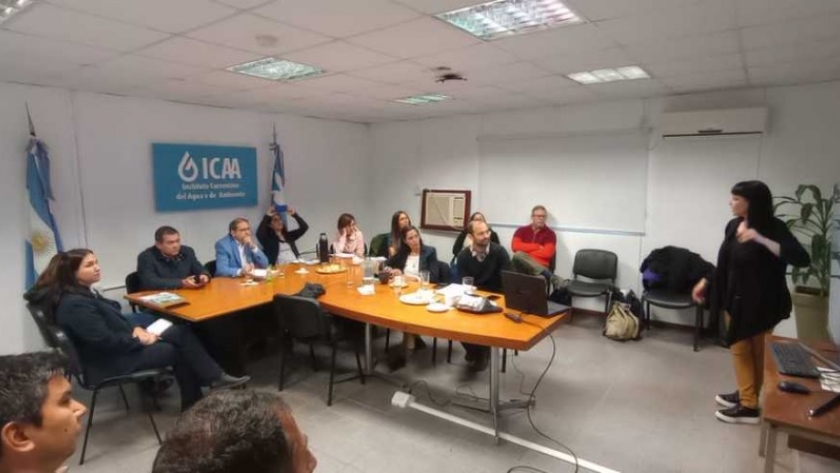 El Instituto de Hidrogeología de Llanuras presentó proyecto en los Esteros del Iberá