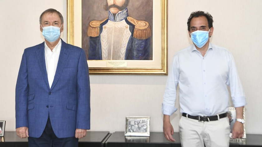 Schiaretti recibió a Llamosas, intendente reelecto de Río Cuarto