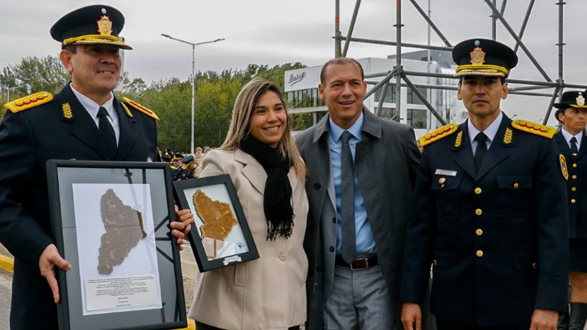Gutiérrez encabezó un acto por los 66 años de la Policía Provincial