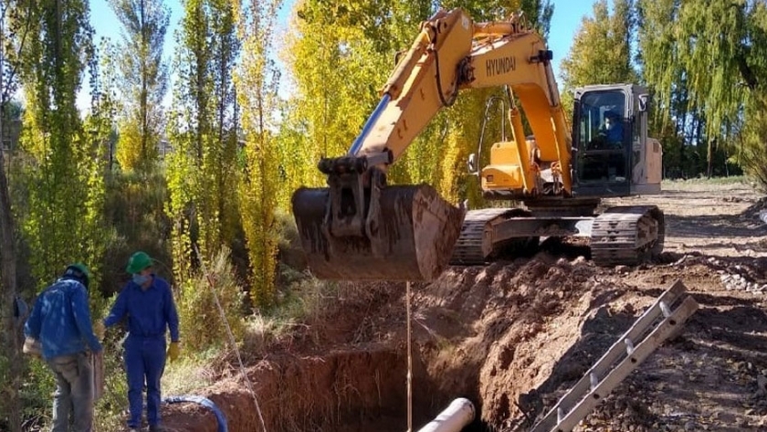 Avanza la ampliación de la Planta de Tratamiento de Desagües Cloacales de Cipolletti