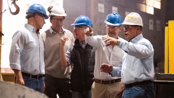 Frigerio visitó Itasa, una industria clave en tecnología de aceros que proyecta ampliar su producción