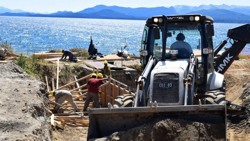 En Bariloche, avanzan las obras de la Planta Depuradora y el Colector Costanero
