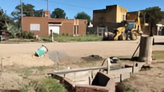 Mejoras sobre la calle colectora Luis Dorrego con la construcción de sumideros