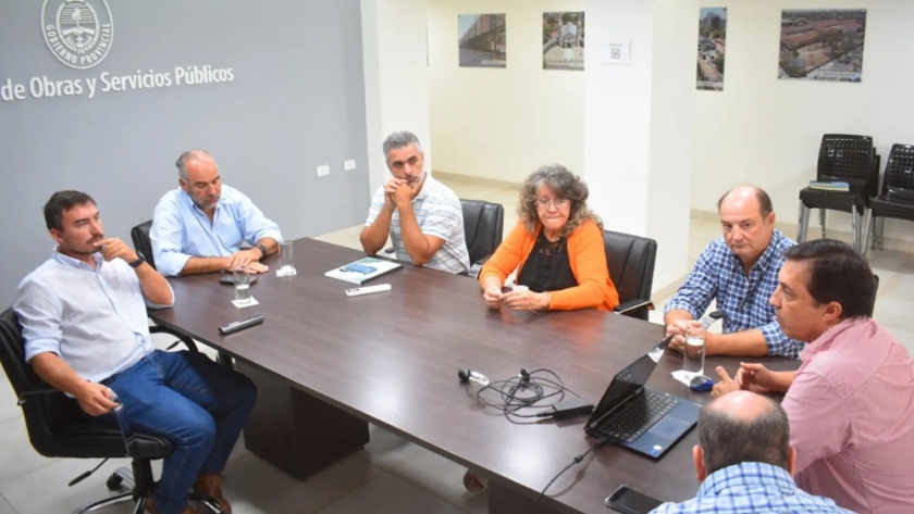 Con gran esfuerzo financiero y recursos propios avanzan las obras de defensas costeras de la ciudad de Goya