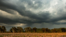 Zona núcleo: lluvias intensas en algunas zonas, sequía en otras