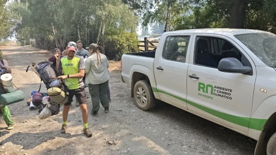 La Secretaría de Energía y Ambiente trabaja en la emergencia en El Bolsón