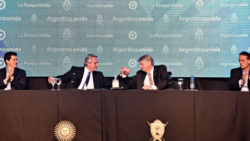 La prensa tocó varios temas con Alberto Fernández en la conferencia