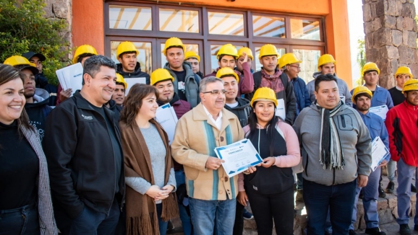 Culminaron las capacitaciones en oficios de la construcción