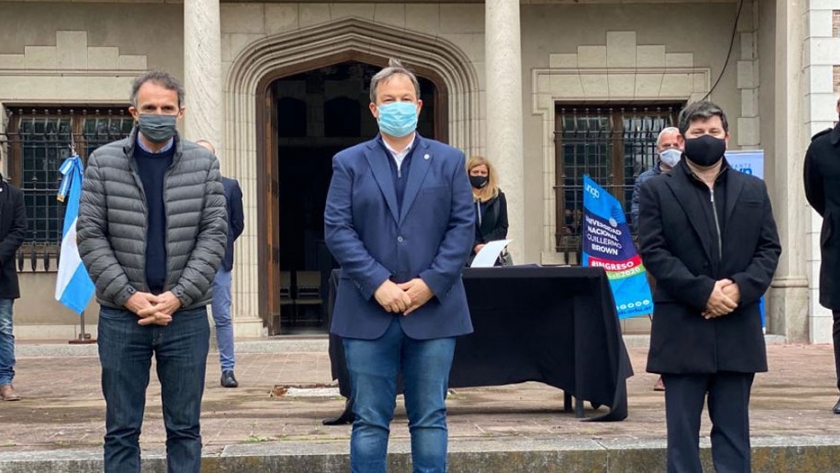 Katopodis y Trotta anunciaron obras para la Universidad Nacional Arturo Jauretche de Florencio Varela