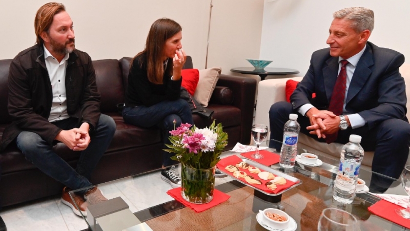 Arcioni recibió a Fernanda Raverta, directora Ejecutiva de la ANSES