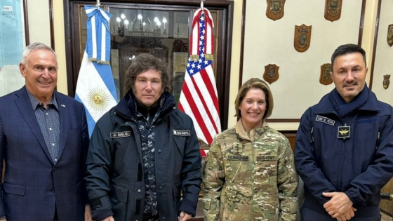 El Presidente Milei se reunió en Ushuaia con Laura Richardson, Jefa del Comando Sur de los Estados Unidos