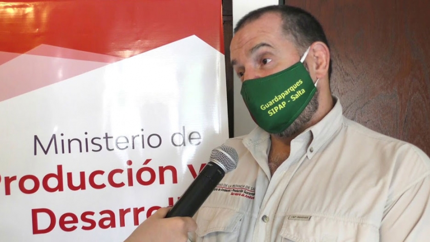Importante registro de fauna en el Parque Provincial Laguna Pintascayo