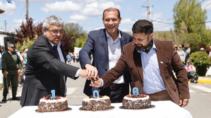 Con anuncios, Loncopué celebró su 108º aniversario