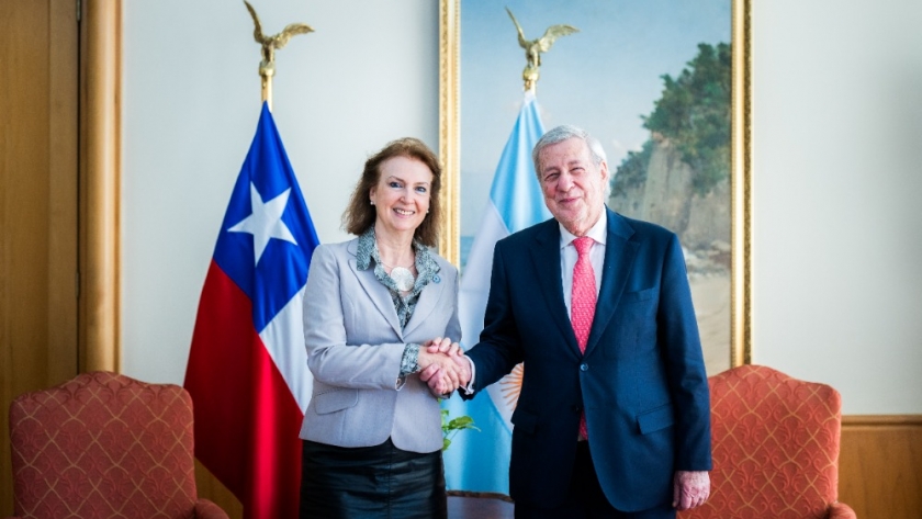 Mondino en Chile: reunión bilateral de cancilleres para avanzar en la agenda política y la integración económica, fronteriza y energética