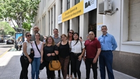 Visita de representantes del Tribunal de Multas y Faltas de Rosario a la Dirección General de Administración de Infracciones