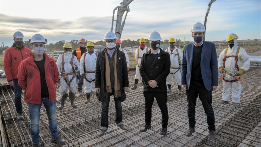 En Bahía Blanca, Katopodis y Kicillof recorrieron las obras de la Ruta 33 y la Autopista Paso Urbano (El Cholo)