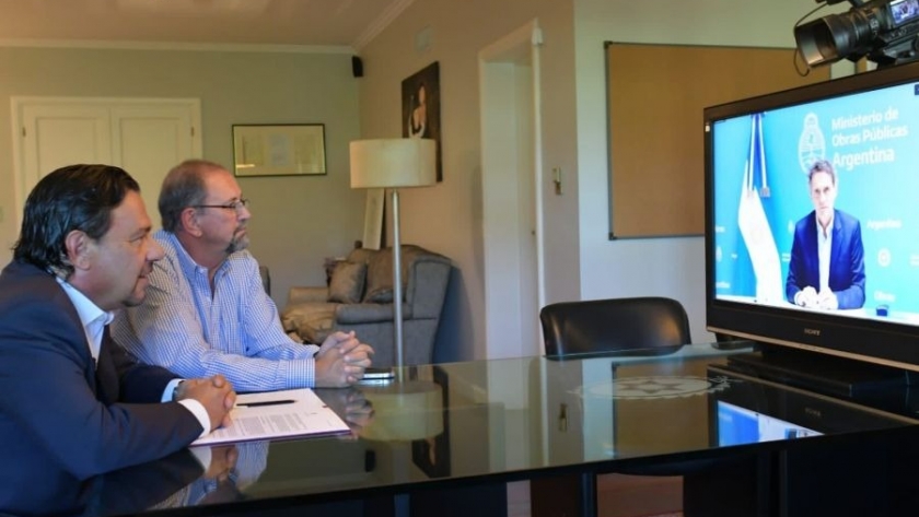 Sáenz: “Dimos otro paso fundamental para resolver el problema del agua en el departamento San Martín”