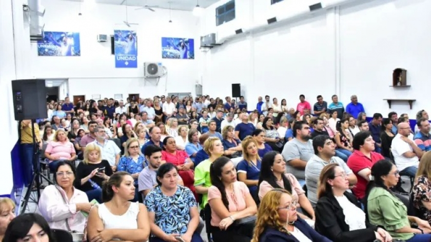 Trabajadores de salud agradecieron el encuentro con el gobernador Gildo Insfrán