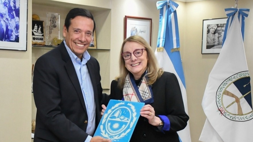 Alicia Kirchner recibió en audiencia a las autoridades de Newmont