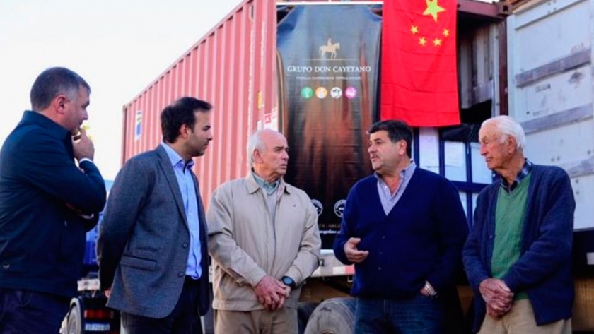 Exportaron a China 10 contenedores de vino a granel