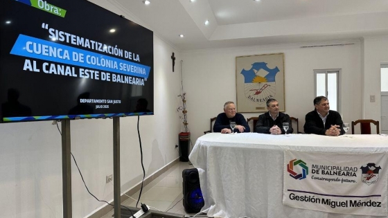 Córdoba avanza con obras clave de encauzamiento hídrico en Balnearia para prevenir anegamientos