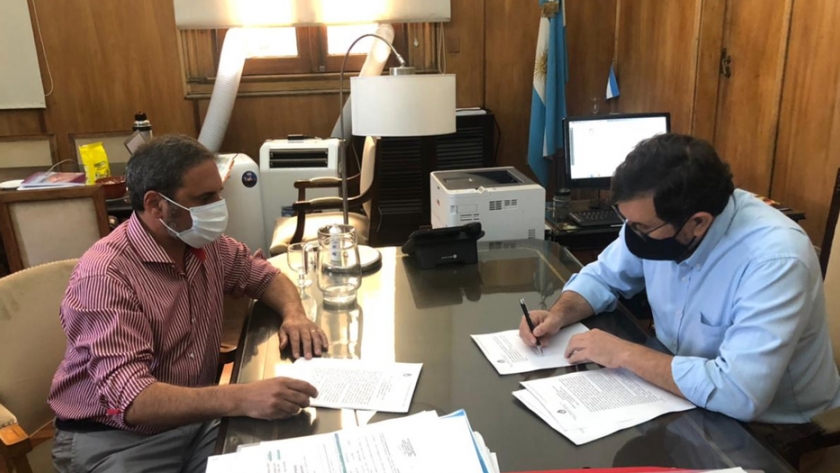 El INV firmó un acuerdo de colaboración con el Programa Cambio Rural para la Estimación de Cosecha 2021