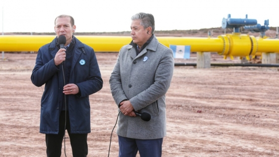 <Gutiérrez y Figueroa participaron de la inauguración del gasoducto Néstor Kirchner en Tratayén, provincia de Neuquén