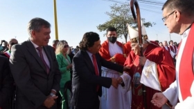 El Gobernador Sáenz participó en Orán de la Beatificación de los Mártires del Zenta